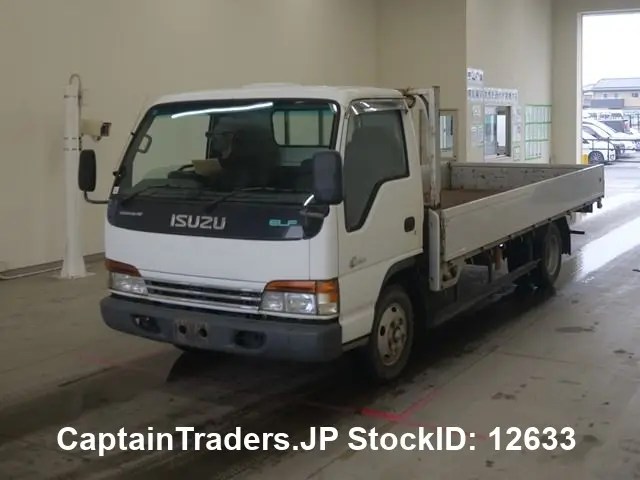 2001 Isuzu Elf White Truck for sale, Japanese used car export | GULJI TRADERS