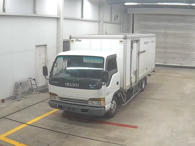 2002 Isuzu ELF VAN - photo 1 2002 Isuzu ELF VAN Truck for sale, Japanese used car export | GULJI TRADERS