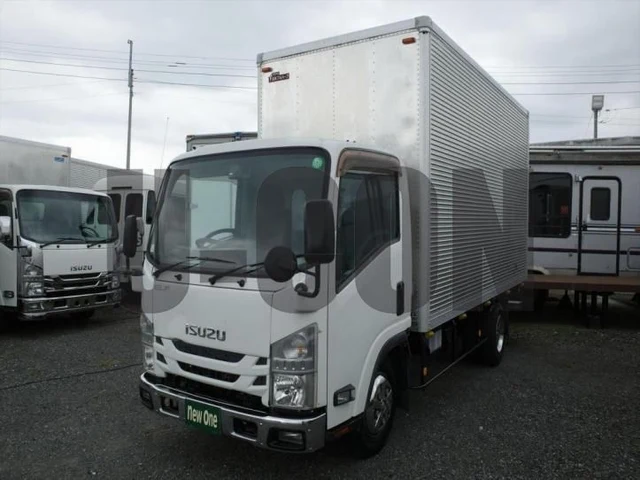 2018 Isuzu ELF VAN - photo 1 2018 Isuzu ELF VAN Truck for sale, Japanese used car export | GULJI TRADERS