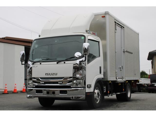 2018 Isuzu ELF VAN 4t Wide Long Truck for sale, Japanese used car export - photo 1 of 9 | GULJI TRADERS