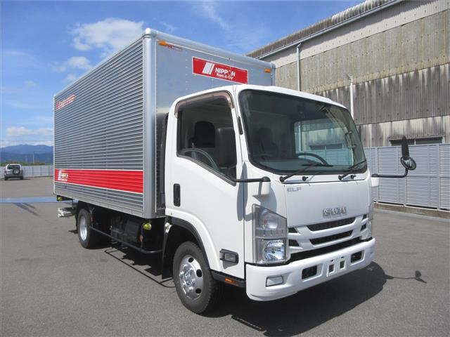 2019 Isuzu ELF VAN 4WD - photo 1 2019 Isuzu ELF VAN 4WD Truck for sale, Japanese used car export | GULJI TRADERS
