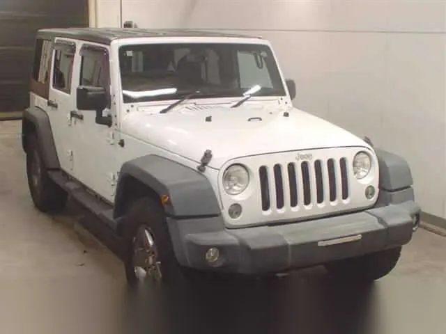 2017 Jeep Jeep Wrangler Limited Sports White SUV for sale, Japanese used car export - photo 1 of 9 | GULJI TRADERS