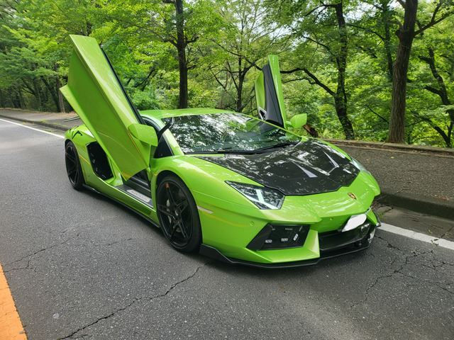 2018 Lamborghini Aventador LP700-4 - photo 1 2018 Lamborghini Aventador LP700-4 Green Coupe for sale, Japanese used car export - photo 1 of 38 | GULJI TRADERS