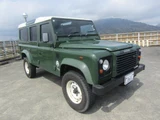2002 Land Rover Defender 110 Green Jeep for sale, Japanese used car export - photo 1 of 24 | GULJI TRADERS