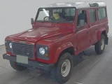 2003 Land Rover Defender Red Jeep for sale, Japanese used car export - photo 1 of 6 | GULJI TRADERS
