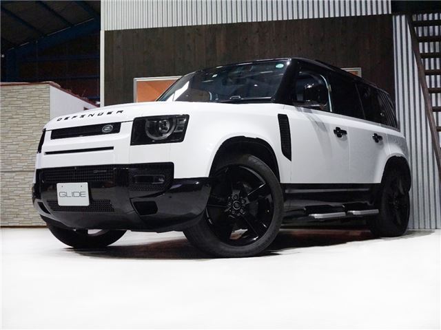 2022 Land Rover Defender 110X- Dynamic HSE D300 White Jeep for sale, Japanese used car export - photo 1 of 78 | GULJI TRADERS