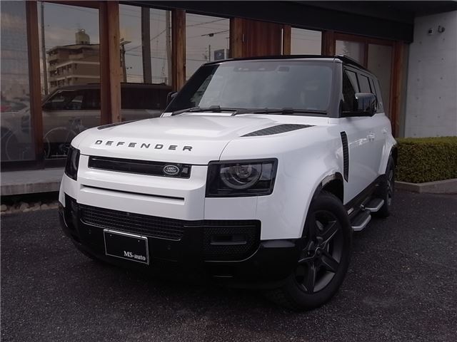 2023 Land Rover Defender 110X Dynamic HSE 4WD White Jeep for sale, Japanese used car export - photo 1 of 50 | GULJI TRADERS