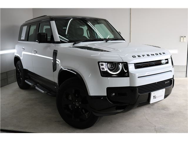 2023 Land Rover Defender 110X- Dynamic HSE D300 White Jeep for sale, Japanese used car export - photo 1 of 48 | GULJI TRADERS