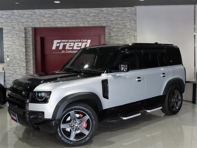 2023 Land Rover Defender 110X - photo 1 2023 Land Rover Defender 110X Silver Jeep for sale, Japanese used car export - photo 1 of 30 | GULJI TRADERS