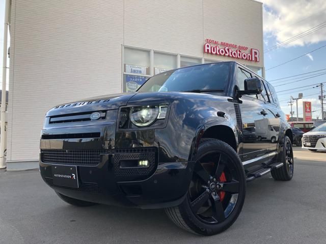 2023 Land Rover Defender 110 X 3.0L D300 Diesel Turbo 4W - photo 1 2023 Land Rover Defender 110 X 3.0L D300 Diesel Turbo 4W Black Jeep for sale, Japanese used car export - photo 1 of 20 | GULJI TRADERS