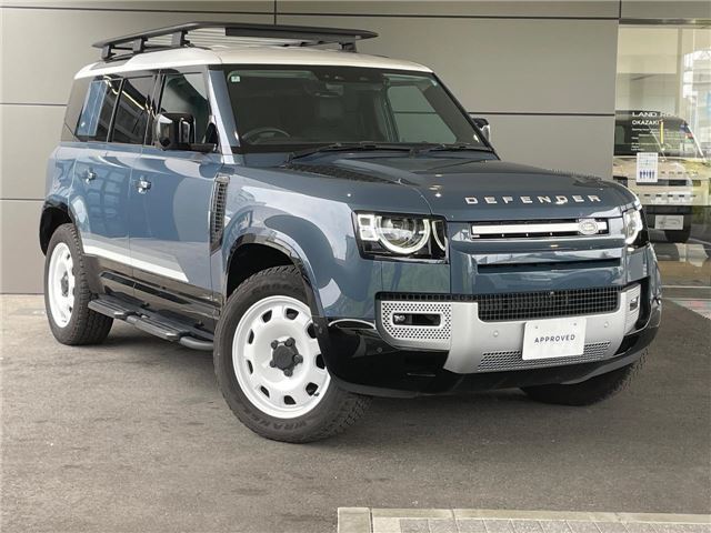 2024 Land Rover Defender - photo 1 2024 Land Rover Defender Blue Jeep for sale, Japanese used car export - photo 1 of 29 | GULJI TRADERS