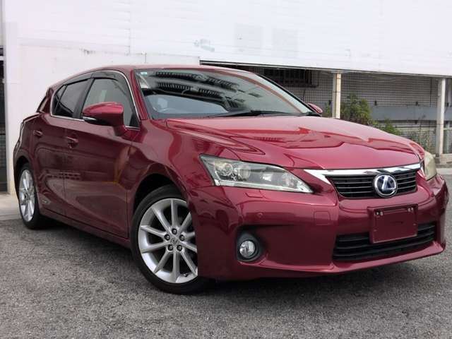2011 Lexus CT 200h Red Sedan for sale, Japanese used car export | GULJI TRADERS