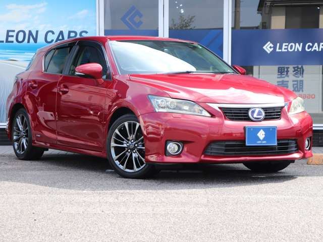 2011 Lexus CT 200h Version C Red Sedan for sale, Japanese used car export | GULJI TRADERS