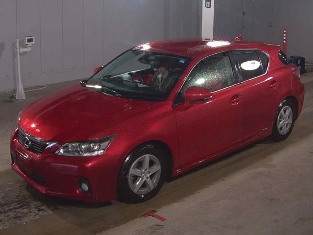 2012 Lexus CT CT200h Red Sedan for sale, Japanese used car export | GULJI TRADERS