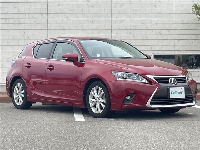 2014 Lexus CT 200h Version C Red Sedan for sale, Japanese used car export - photo 1 of 24 | GULJI TRADERS