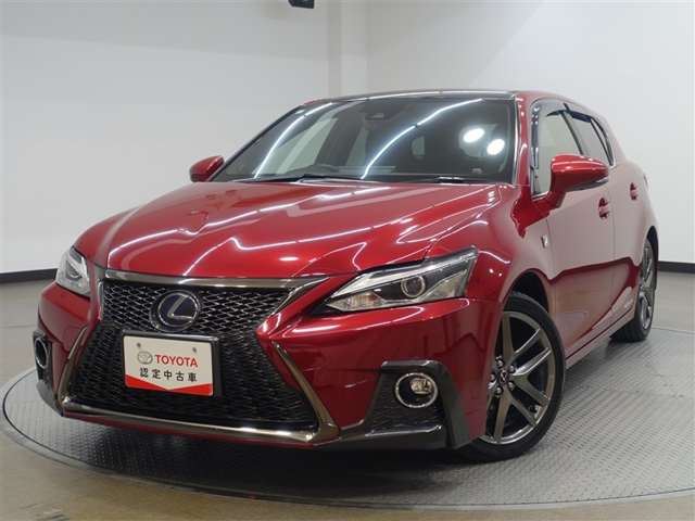 2017 Lexus CT 200h F Sport Red Sedan for sale, Japanese used car export | GULJI TRADERS