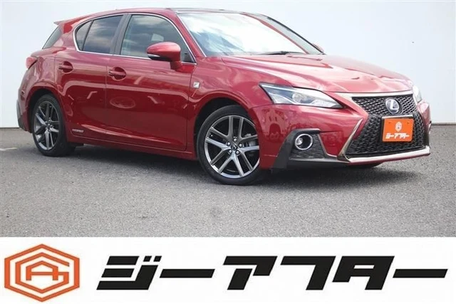 2018 Lexus CT CT200h F SPORT Red Sedan for sale, Japanese used car export | GULJI TRADERS