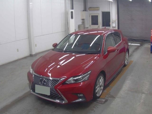 2018 Lexus CT CT200h Version C Red Sedan for sale, Japanese used car export | GULJI TRADERS