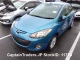 2012 Mazda Demio LIGHT BLUE Sedan for sale, Japanese used car export - photo 8 of 20 | GULJI TRADERS
