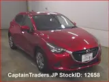 2018 Mazda Demio Red Sedan for sale, Japanese used car export - photo 2 of 8 | GULJI TRADERS