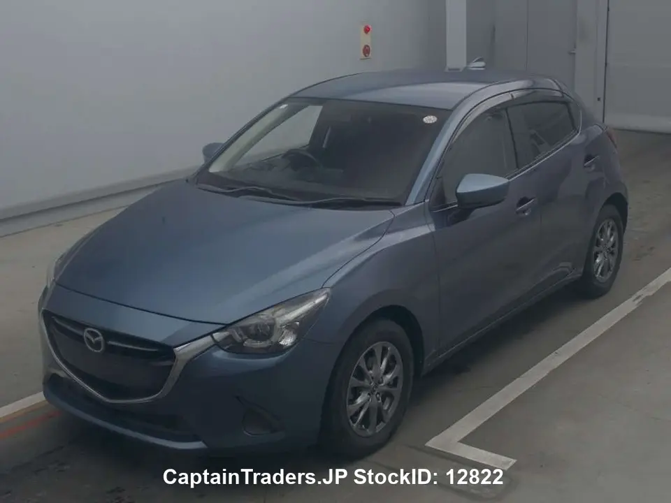 2018 Mazda Demio BLUE Sedan for sale, Japanese used car export | GULJI TRADERS