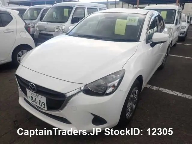 2018 Mazda Demio - photo 1 2018 Mazda Demio White Sedan for sale, Japanese used car export - photo 1 of 9 | GULJI TRADERS