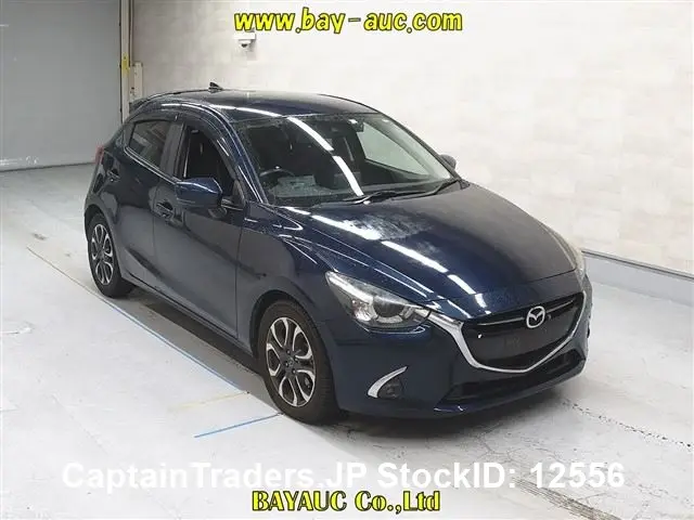 2018 Mazda Demio NAVY Sedan for sale, Japanese used car export - photo 1 of 8 | GULJI TRADERS