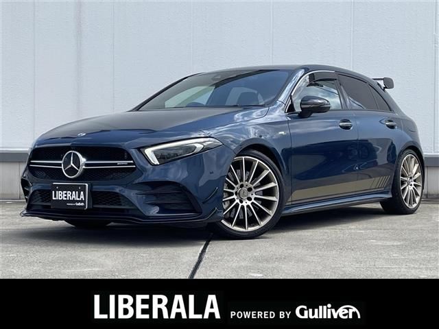 2019 Mercedes-AMG A-Class A35 4MATIC Edition 1 4WD Blue Sedan for sale, Japanese used car export - photo 1 of 23 | GULJI TRADERS