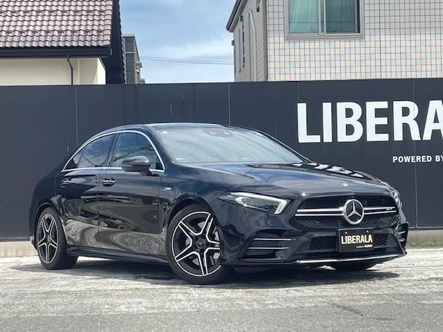 2020 Mercedes-AMG A-Class A35 Sedan 4MATIC 4WD Black Sedan for sale, Japanese used car export - photo 1 of 23 | GULJI TRADERS