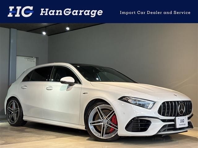 2020 Mercedes-AMG A-Class AMG A45 S 4MATIC+ - photo 1 2020 Mercedes-AMG A-Class AMG A45 S 4MATIC+ White Sedan for sale, Japanese used car export | GULJI TRADERS