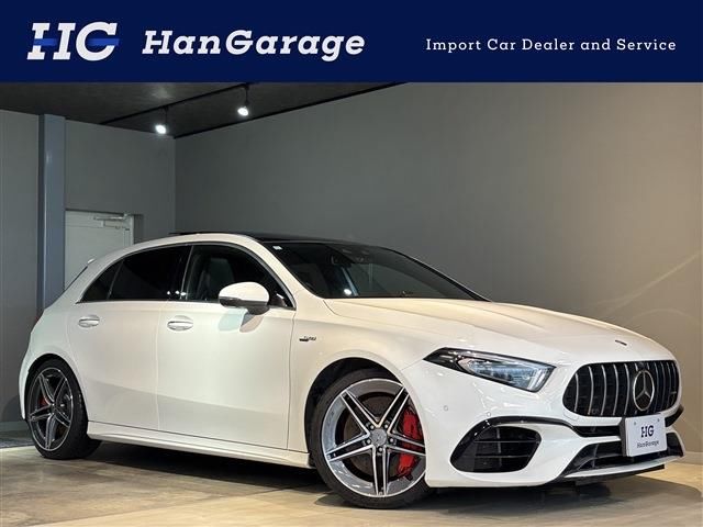 2020 Mercedes-AMG A-Class AMG A45 S 4MATIC+ - photo 1 2020 Mercedes-AMG A-Class AMG A45 S 4MATIC+ White Sedan for sale, Japanese used car export | GULJI TRADERS