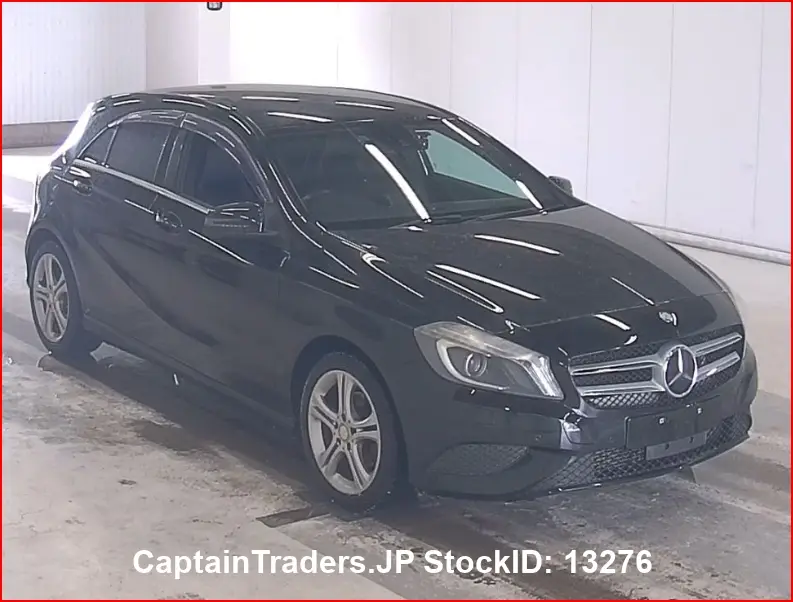 2014 Mercedes Benz A-class Black Sedan for sale, Japanese used car export - photo 1 of 9 | GULJI TRADERS