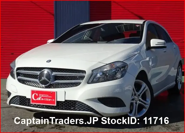 2014 Mercedes Benz A-class - photo 1 2014 Mercedes Benz A-class White Sedan for sale, Japanese used car export | GULJI TRADERS