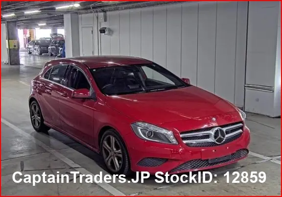 2015 Mercedes Benz A-class Red Sedan for sale, Japanese used car export | GULJI TRADERS