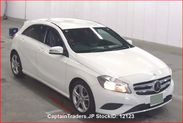 2015 Mercedes Benz A-class White Sedan for sale, Japanese used car export | GULJI TRADERS