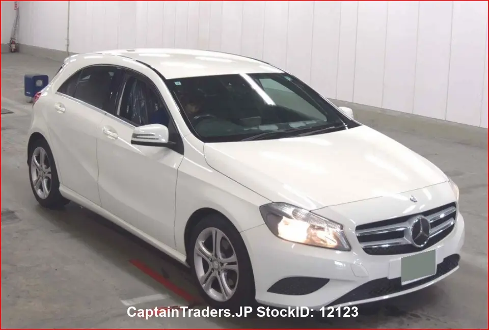2015 Mercedes Benz A-class White Sedan for sale, Japanese used car export | GULJI TRADERS