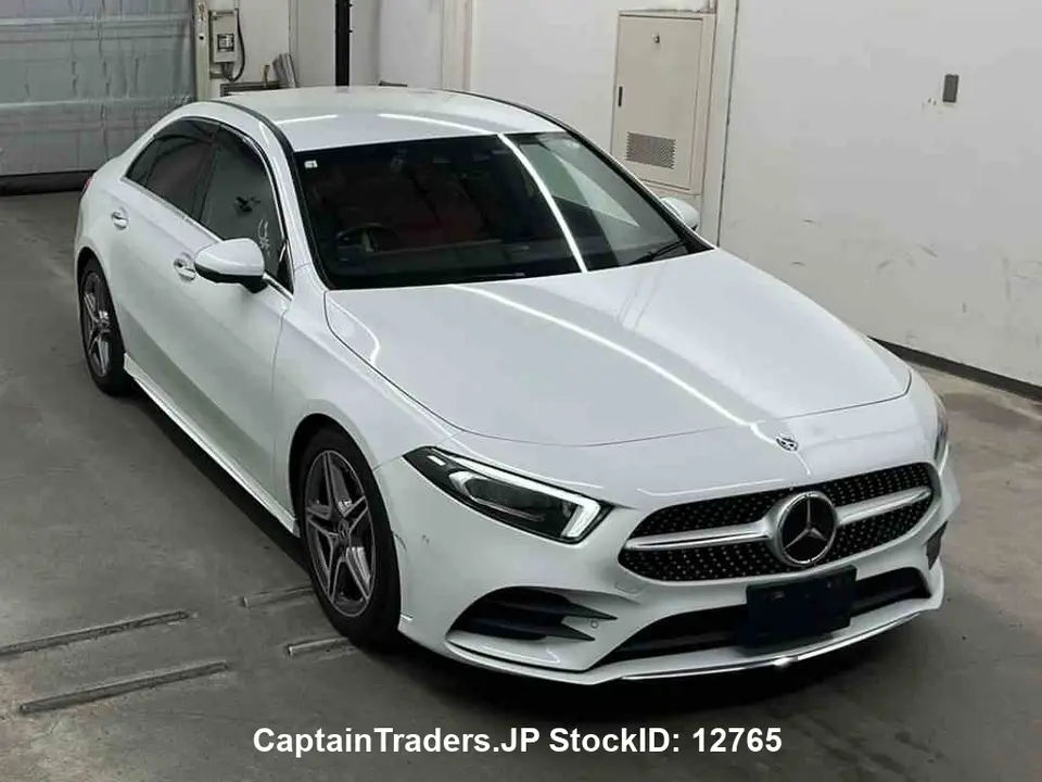 2020 Mercedes Benz A-class White Sedan for sale, Japanese used car export | GULJI TRADERS