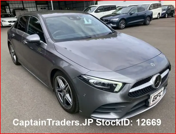 2022 Mercedes Benz A-class GRAY Sedan for sale, Japanese used car export | GULJI TRADERS