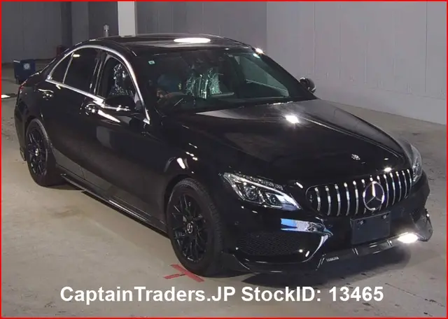 2015 Mercedes Benz C-class Black Sedan for sale, Japanese used car export | GULJI TRADERS