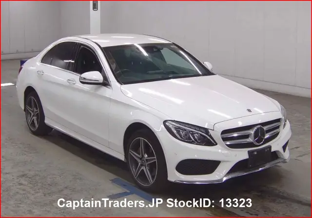 2017 Mercedes Benz C-class White Sedan for sale, Japanese used car export | GULJI TRADERS