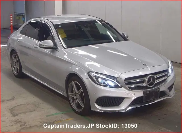 2018 Mercedes Benz C-class Silver Sedan for sale, Japanese used car export | GULJI TRADERS
