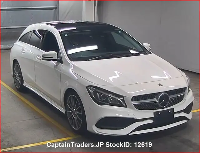 2018 Mercedes Benz Cla-class White Sedan for sale, Japanese used car export | GULJI TRADERS