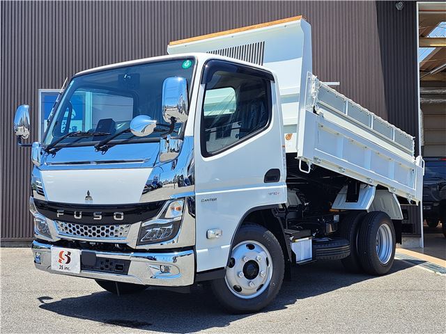 2026 Mitsubishi Fuso Canter Fully low-floor 3-ton reinforced dump truck - photo 1 2026 Mitsubishi Fuso Canter Fully low-floor 3-ton reinforced dump truck White Truck for sale, Japanese used car export | GULJI TRADERS