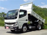 2026 Mitsubishi Fuso Canter capacity, 4-number low-floor dump White Truck for sale, Japanese used car export - photo 1 of 40 | GULJI TRADERS