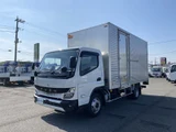 2026 Mitsubishi Fuso Canter Power tailgate, side doors, 2WD White Truck for sale, Japanese used car export - photo 1 of 21 | GULJI TRADERS