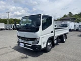 2026 Mitsubishi Fuso Canter Flatbed White Truck for sale, Japanese used car export - photo 1 of 8 | GULJI TRADERS