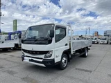2026 Mitsubishi Fuso Canter Flatbed White Truck for sale, Japanese used car export - photo 1 of 8 | GULJI TRADERS