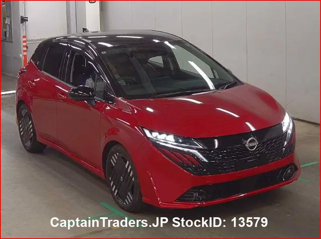 2024 Nissan Aura Red Sedan for sale, Japanese used car export | GULJI TRADERS