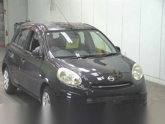2013 Nissan March X Purple Sedan for sale, Japanese used car export | GULJI TRADERS