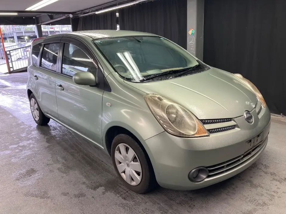 2005 Nissan Note Green Van for sale, Japanese used car export - photo 1 of 5 | GULJI TRADERS